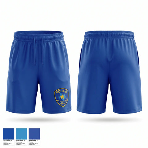 Athletic Shorts With Pockets, Kirby Police Department, Police, Teamtime, Team time, sublimation, custom sports apparel, team uniforms, spirit wear, spiritwear, sports uniforms, custom shirts, team store, custom team store, fundraiser sports, apparel fundraiser