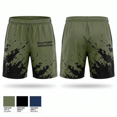 Corvus Strategic Solutions Group Athletic Shorts With Pockets - 1