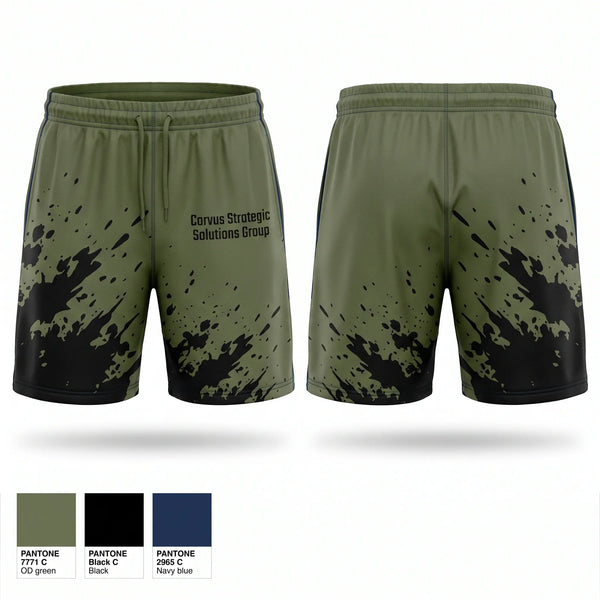 Athletic Shorts With Pockets, Corvus Strategic Solutions Group, , Teamtime, Team time, sublimation, custom sports apparel, team uniforms, spirit wear, spiritwear, sports uniforms, custom shirts, team store, custom team store, fundraiser sports, apparel fundraiser