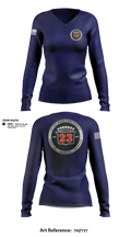MDFR Station 23 82300574 Women's Long Sleeve V-neck Shirt - 1