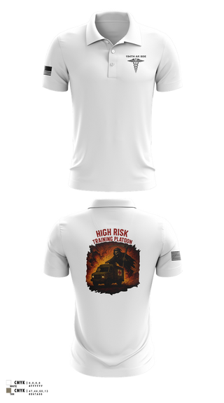 Long Sleeve Performance Polo, 194th AR BDE HRT Medics, Army, Teamtime, Team time, sublimation, custom sports apparel, team uniforms, spirit wear, spiritwear, sports uniforms, custom shirts, team store, custom team store, fundraiser sports, apparel fundraiser