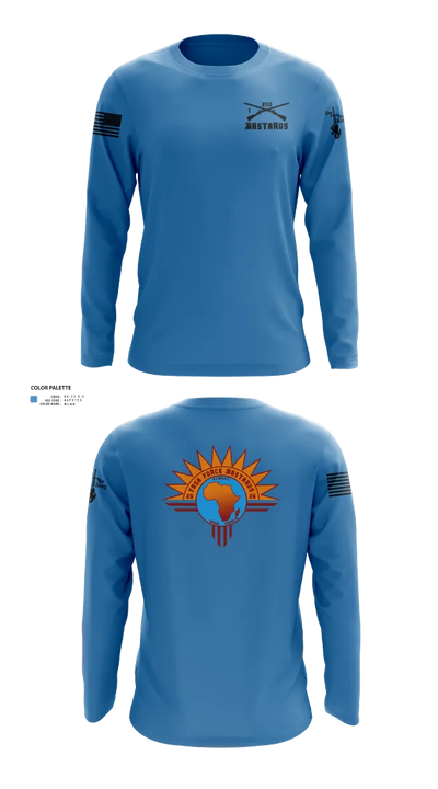 Task Force Bastards 71335130 Long Sleeve Performance Shirt 120