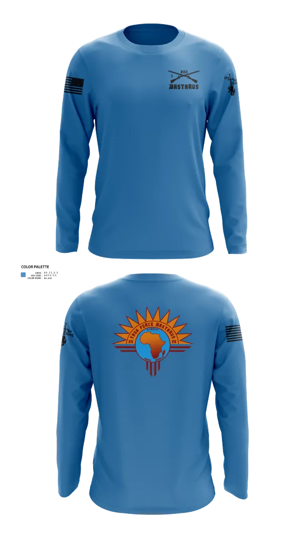 Long Sleeve Performance Shirt, Task Force Bastards, , Teamtime, Team time, sublimation, custom sports apparel, team uniforms, spirit wear, spiritwear, sports uniforms, custom shirts, team store, custom team store, fundraiser sports, apparel fundraiser