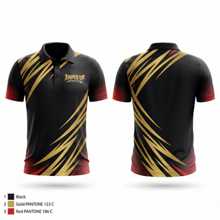 Short Sleeve Performance Polo, Amped up athletics, Cheer, Teamtime, Team time, sublimation, custom sports apparel, team uniforms, spirit wear, spiritwear, sports uniforms, custom shirts, team store, custom team store, fundraiser sports, apparel fundraiser