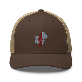 St Clair County Saints Retro Trucker Hat | Yupoong 6606