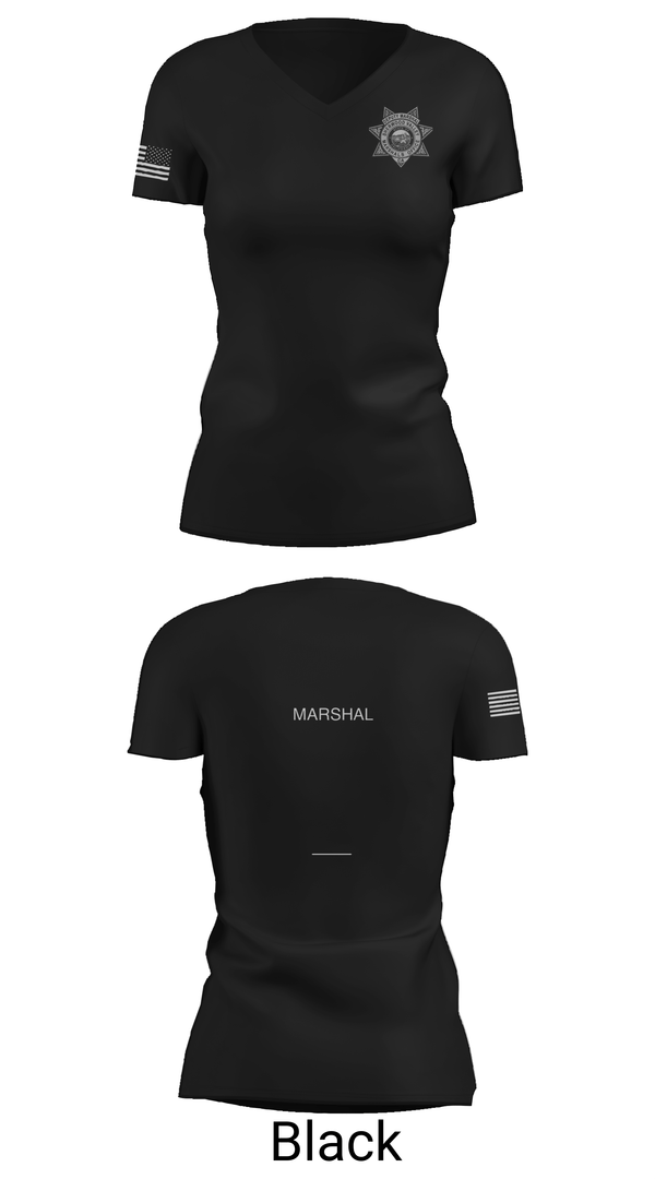 Womens Short Sleeve Vneck Shirt, Sherwood valley marshals, Police, Teamtime, Team time, sublimation, custom sports apparel, team uniforms, spirit wear, spiritwear, sports uniforms, custom shirts, team store, custom team store, fundraiser sports, apparel fundraiser
