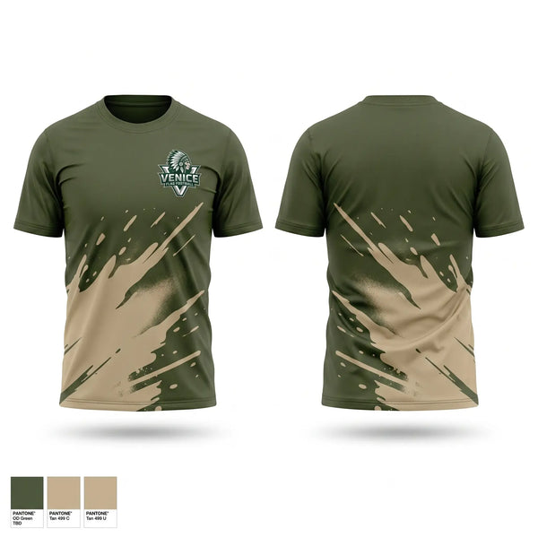Soft Poly Tee Cotton Like Feel, Venice Indians, , Teamtime, Team time, sublimation, custom sports apparel, team uniforms, spirit wear, spiritwear, sports uniforms, custom shirts, team store, custom team store, fundraiser sports, apparel fundraiser