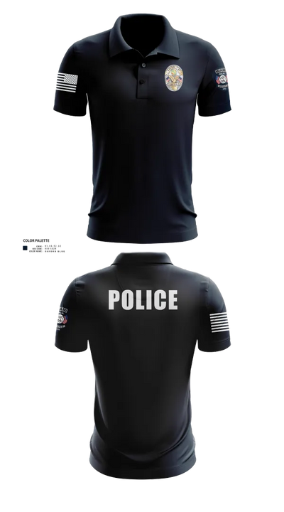 Miami Police Department 44557573 Short Sleeve Performance Polo - 10