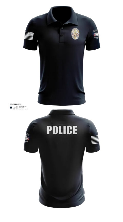 Short Sleeve Performance Polo, Miami Police Department, , Teamtime, Team time, sublimation, custom sports apparel, team uniforms, spirit wear, spiritwear, sports uniforms, custom shirts, team store, custom team store, fundraiser sports, apparel fundraiser