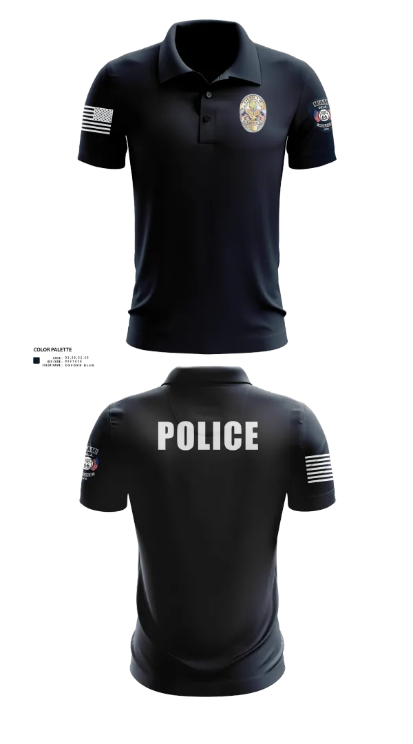 Short Sleeve Performance Polo, Miami Police Department, , Teamtime, Team time, sublimation, custom sports apparel, team uniforms, spirit wear, spiritwear, sports uniforms, custom shirts, team store, custom team store, fundraiser sports, apparel fundraiser