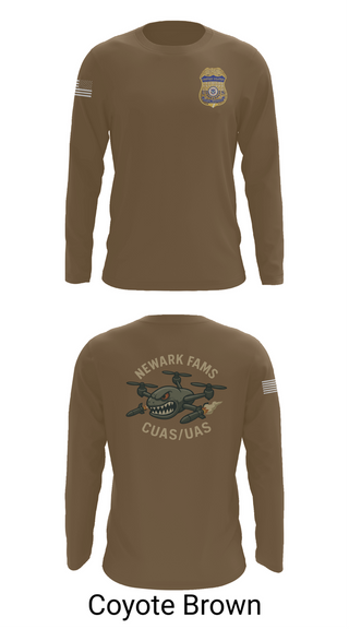 Long Sleeve Performance Shirt, Newark FAMS, , Teamtime, Team time, sublimation, custom sports apparel, team uniforms, spirit wear, spiritwear, sports uniforms, custom shirts, team store, custom team store, fundraiser sports, apparel fundraiser