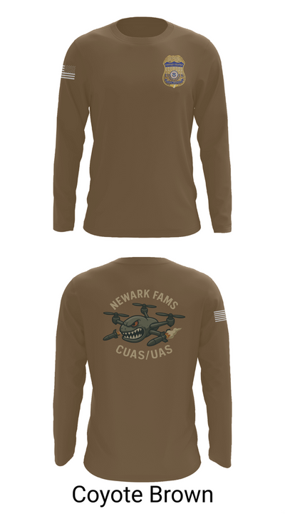 Newark FAMS 70077799 Long Sleeve Performance Shirt 6