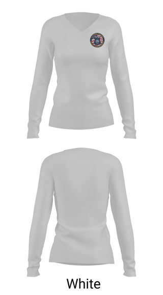 Womens Long Sleeve Vneck Shirt, Lansing Police Department, Police, Teamtime, Team time, sublimation, custom sports apparel, team uniforms, spirit wear, spiritwear, sports uniforms, custom shirts, team store, custom team store, fundraiser sports, apparel fundraiser