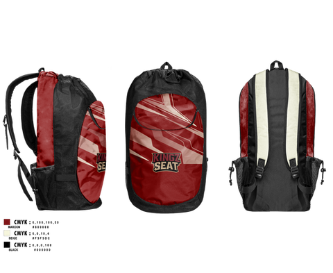 Gear Bag, Kingz seat, E-Sports, Teamtime, Team time, sublimation, custom sports apparel, team uniforms, spirit wear, spiritwear, sports uniforms, custom shirts, team store, custom team store, fundraiser sports, apparel fundraiser