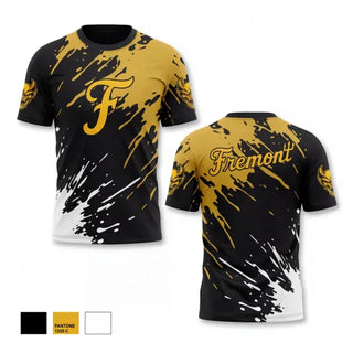 Short Sleeve Performance Shirt, Fremont Yellow Devils, Baseball, Teamtime, Team time, sublimation, custom sports apparel, team uniforms, spirit wear, spiritwear, sports uniforms, custom shirts, team store, custom team store, fundraiser sports, apparel fundraiser