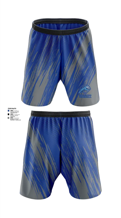 Newton High School Baseball 32855981 Athletic Shorts With Pockets - 3
