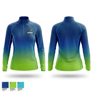 Quarter Zip Jacket, Whidbey Island Vipers, Softball, Teamtime, Team time, sublimation, custom sports apparel, team uniforms, spirit wear, spiritwear, sports uniforms, custom shirts, team store, custom team store, fundraiser sports, apparel fundraiser