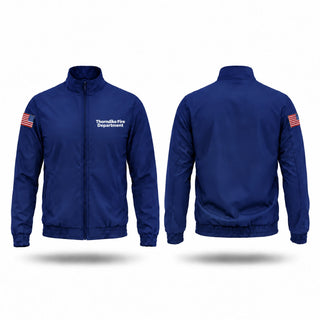 Windbreaker, Thorndike Fire Department, Fire Department, Teamtime, Team time, sublimation, custom sports apparel, team uniforms, spirit wear, spiritwear, sports uniforms, custom shirts, team store, custom team store, fundraiser sports, apparel fundraiser