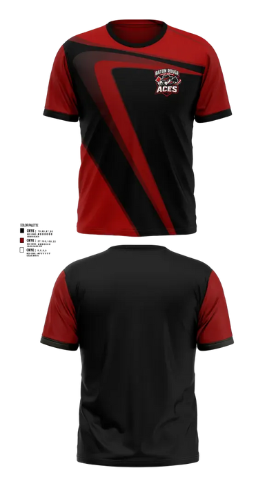 Baton Rouge Post Grad Academy 3423121 Short Sleeve Performance Shirt - 1