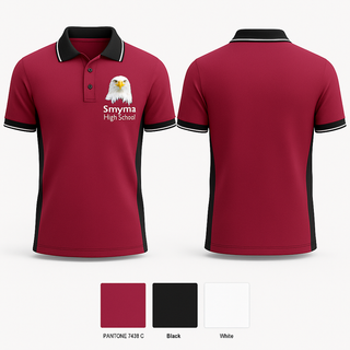 Short Sleeve Performance Polo, Smyrna High school, Track & Field, Teamtime, Team time, sublimation, custom sports apparel, team uniforms, spirit wear, spiritwear, sports uniforms, custom shirts, team store, custom team store, fundraiser sports, apparel fundraiser