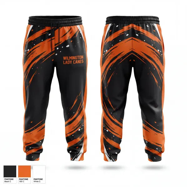 Sweatpants, Wilmington lady canes, Softball, Teamtime, Team time, sublimation, custom sports apparel, team uniforms, spirit wear, spiritwear, sports uniforms, custom shirts, team store, custom team store, fundraiser sports, apparel fundraiser