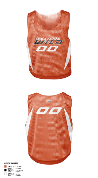 Womens Lacrosse Pinnie, Westside Wild, Women's Lacrosse, Teamtime, Team time, sublimation, custom sports apparel, team uniforms, spirit wear, spiritwear, sports uniforms, custom shirts, team store, custom team store, fundraiser sports, apparel fundraiser