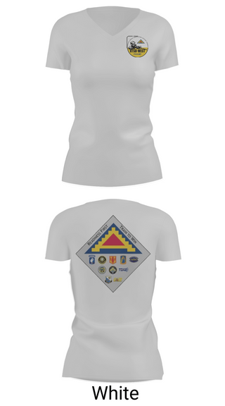 Womens Short Sleeve Vneck Shirt, 7TH ATC, Army, Teamtime, Team time, sublimation, custom sports apparel, team uniforms, spirit wear, spiritwear, sports uniforms, custom shirts, team store, custom team store, fundraiser sports, apparel fundraiser