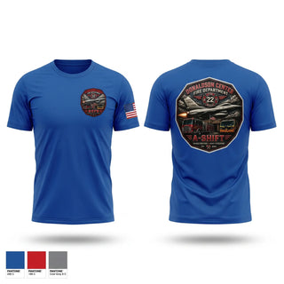 Short Sleeve Performance Shirt, Donaldson Center Fire Dept., Fire Department, Teamtime, Team time, sublimation, custom sports apparel, team uniforms, spirit wear, spiritwear, sports uniforms, custom shirts, team store, custom team store, fundraiser sports, apparel fundraiser