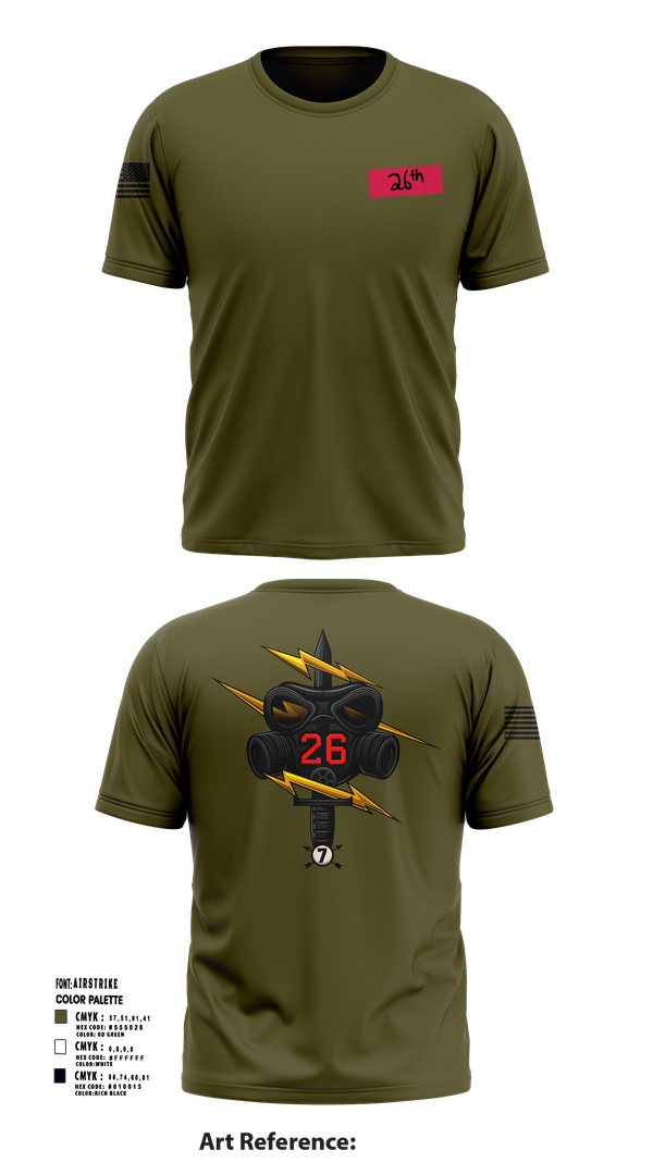 Short Sleeve Performance Shirt, 26th CM Co, , Teamtime, Team time, sublimation, custom sports apparel, team uniforms, spirit wear, spiritwear, sports uniforms, custom shirts, team store, custom team store, fundraiser sports, apparel fundraiser