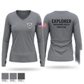 Kingsport Police Explorer Post Old School Cotton Feel Shirt - 1