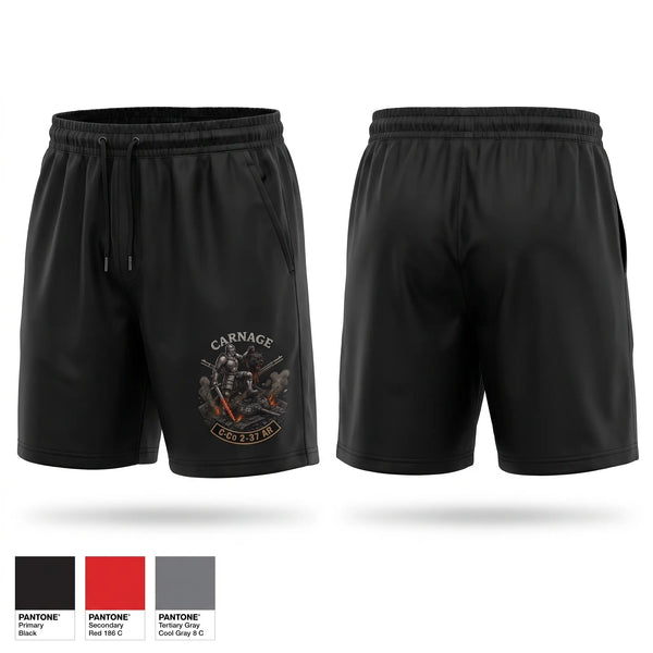 Athletic Shorts With Pockets, Carnage 2-37AR, Army, Teamtime, Team time, sublimation, custom sports apparel, team uniforms, spirit wear, spiritwear, sports uniforms, custom shirts, team store, custom team store, fundraiser sports, apparel fundraiser