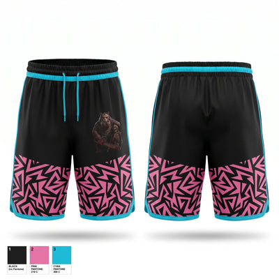 Scary hippos Athletic Shorts With Pockets - 1