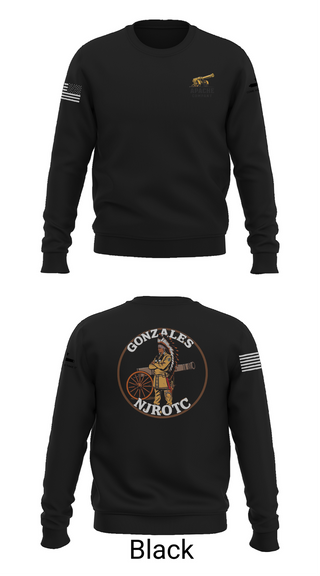 Crew Neck Sweatshirt, NJROTC Apache Company, , Teamtime, Team time, sublimation, custom sports apparel, team uniforms, spirit wear, spiritwear, sports uniforms, custom shirts, team store, custom team store, fundraiser sports, apparel fundraiser