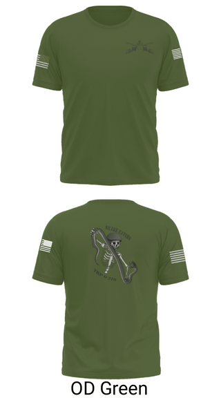 Old School Cotton Feel Shirt, Q Troop 4/278th, Army, Teamtime, Team time, sublimation, custom sports apparel, team uniforms, spirit wear, spiritwear, sports uniforms, custom shirts, team store, custom team store, fundraiser sports, apparel fundraiser