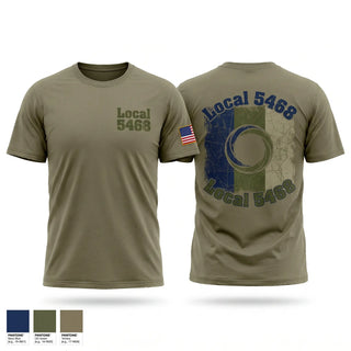 Old School Cotton Feel Shirt, Local 5468, Fire Department, Teamtime, Team time, sublimation, custom sports apparel, team uniforms, spirit wear, spiritwear, sports uniforms, custom shirts, team store, custom team store, fundraiser sports, apparel fundraiser