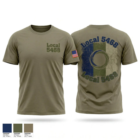 Old School Cotton Feel Shirt, Local 5468, Fire Department, Teamtime, Team time, sublimation, custom sports apparel, team uniforms, spirit wear, spiritwear, sports uniforms, custom shirts, team store, custom team store, fundraiser sports, apparel fundraiser