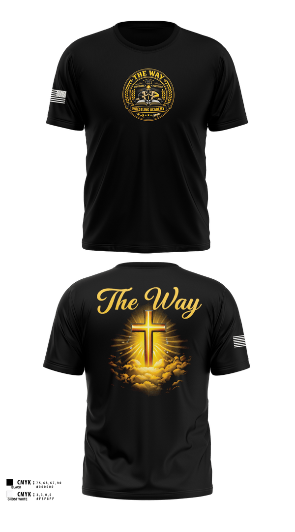 Short Sleeve Performance Shirt, The Way, Wrestling, Teamtime, Team time, sublimation, custom sports apparel, team uniforms, spirit wear, spiritwear, sports uniforms, custom shirts, team store, custom team store, fundraiser sports, apparel fundraiser