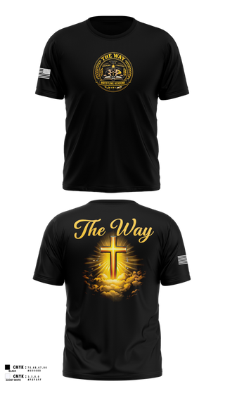 Old School Cotton Feel Shirt, The Way, Wrestling, Teamtime, Team time, sublimation, custom sports apparel, team uniforms, spirit wear, spiritwear, sports uniforms, custom shirts, team store, custom team store, fundraiser sports, apparel fundraiser