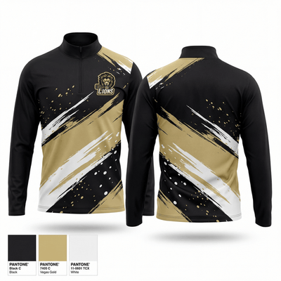 Gt lions 92658030 Quarter Zip Jacket - 1