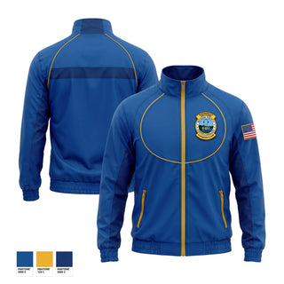 Windbreaker, Pickens County Emergency Communications Center, Fire Department, Teamtime, Team time, sublimation, custom sports apparel, team uniforms, spirit wear, spiritwear, sports uniforms, custom shirts, team store, custom team store, fundraiser sports, apparel fundraiser