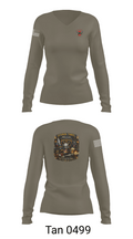 UUVRON THREE FCPOA 64658726 Women's Long Sleeve V-neck Shirt - 11
