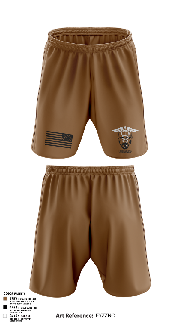 Athletic Shorts With Pockets, Heisenberg’s, Army, Teamtime, Team time, sublimation, custom sports apparel, team uniforms, spirit wear, spiritwear, sports uniforms, custom shirts, team store, custom team store, fundraiser sports, apparel fundraiser