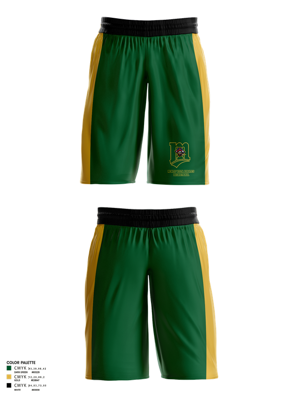 Mens Basketball Shorts, Monte Vista Pirates, Men's Basketball, Teamtime, Team time, sublimation, custom sports apparel, team uniforms, spirit wear, spiritwear, sports uniforms, custom shirts, team store, custom team store, fundraiser sports, apparel fundraiser