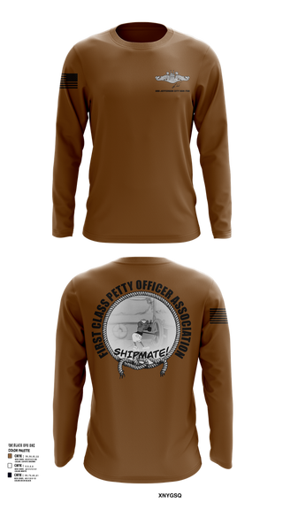 Long Sleeve Performance Shirt, USS Jefferson City FCPOA, Navy, Teamtime, Team time, sublimation, custom sports apparel, team uniforms, spirit wear, spiritwear, sports uniforms, custom shirts, team store, custom team store, fundraiser sports, apparel fundraiser