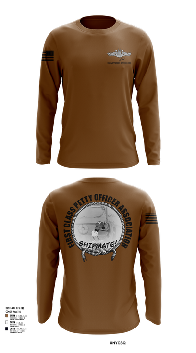 USS Jefferson City FCPOA Long Sleeve Performance Shirt 4