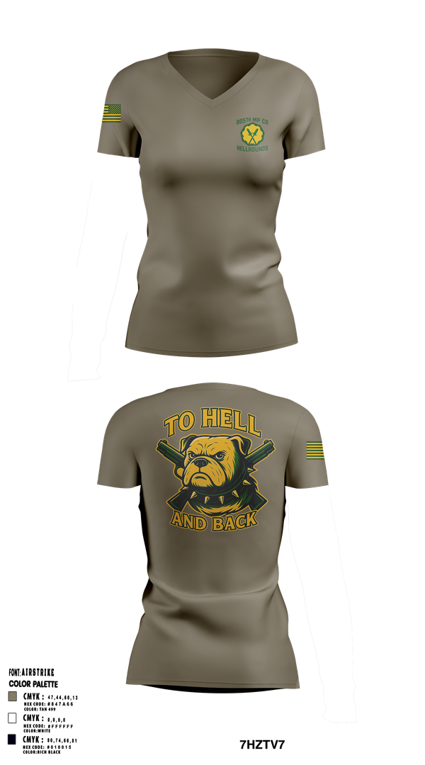 Womens Short Sleeve Vneck Shirt, 805th military police company, , Teamtime, Team time, sublimation, custom sports apparel, team uniforms, spirit wear, spiritwear, sports uniforms, custom shirts, team store, custom team store, fundraiser sports, apparel fundraiser