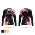 Blossoms Women's Long Sleeve V-neck Shirt - 1