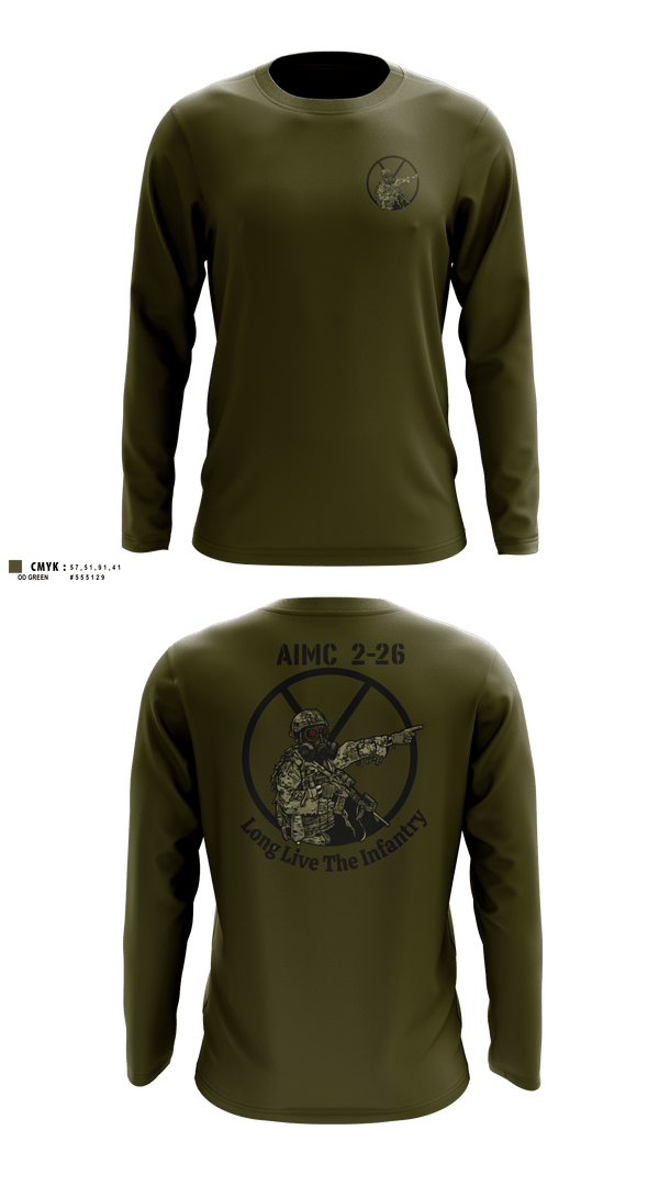 Long Sleeve Performance Shirt, AIMC 2-26, Marines, Teamtime, Team time, sublimation, custom sports apparel, team uniforms, spirit wear, spiritwear, sports uniforms, custom shirts, team store, custom team store, fundraiser sports, apparel fundraiser
