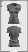 CERT 54440153 Women's Short Sleeve V-neck Shirt - 2