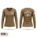 1st Lurkers Women's Long Sleeve V-neck Shirt - 1